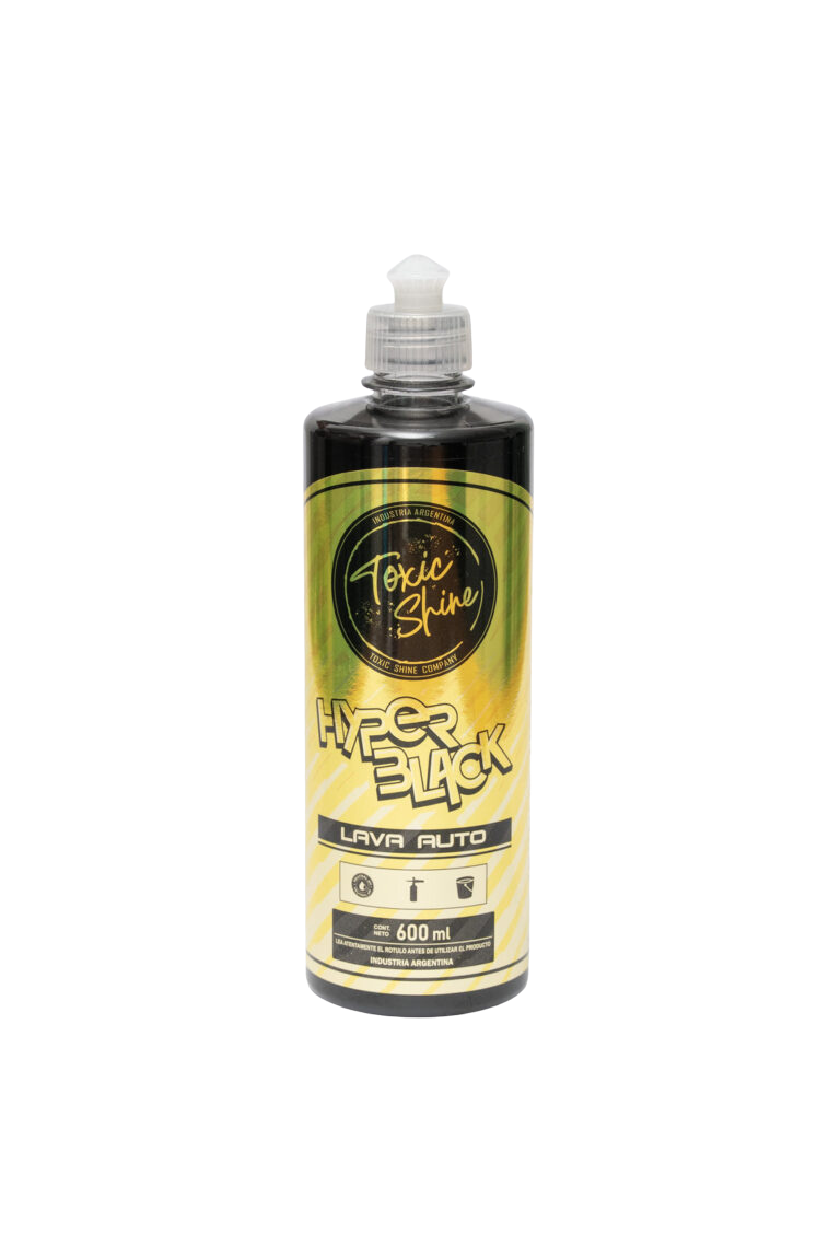 Shampoo Con Cera Hyper Black Toxic Shine Gold Edit 600 ml
