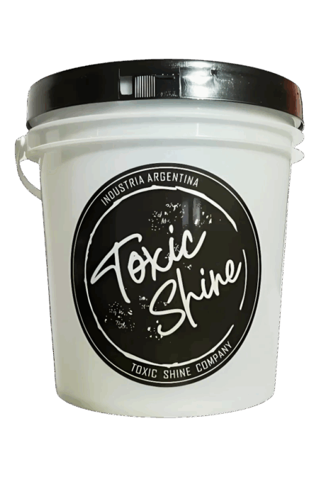 Balde De Lavado Auto Con Tapa 10 Lts Toxic Shine