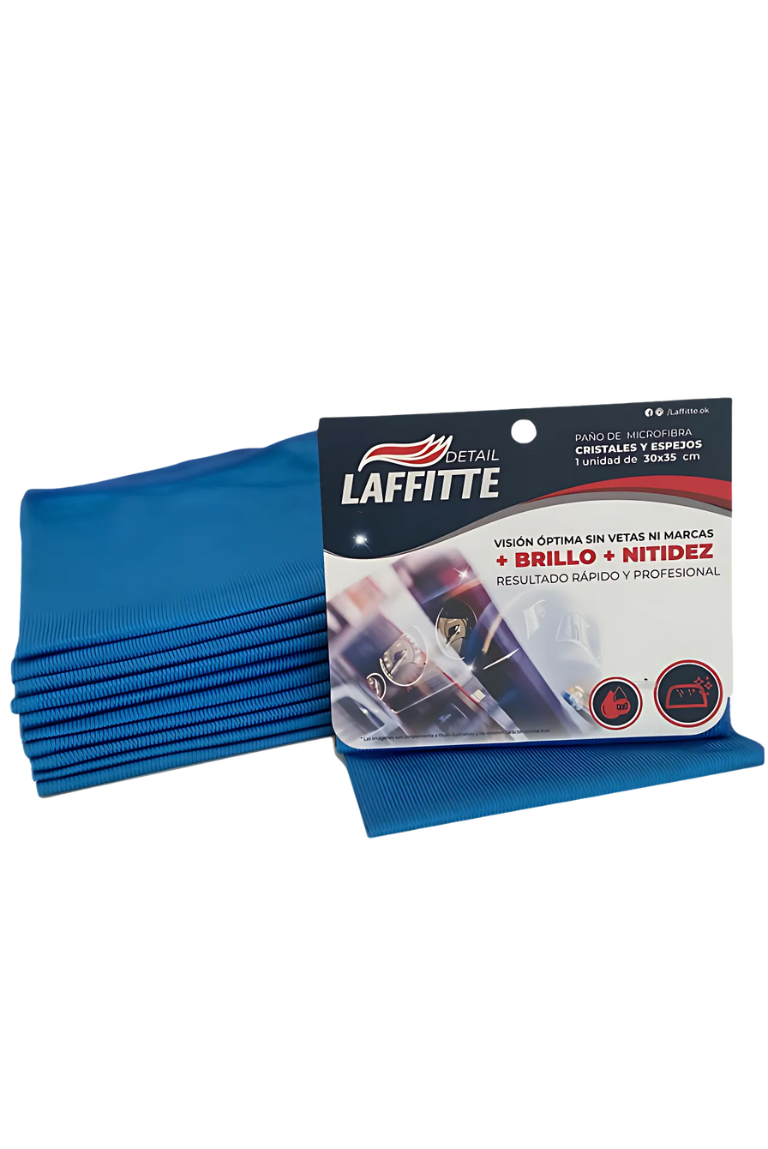 Paño Microfibra especial para vidrios 30x35 Laffitte